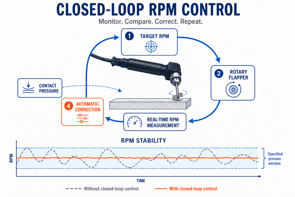 AI generated graphic to illustrate Closed-loop RPM Control